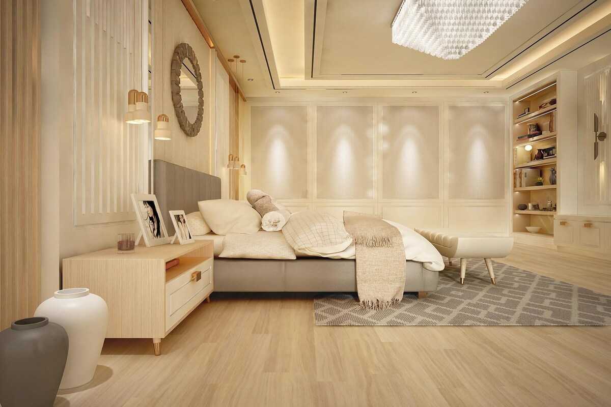 Stunning Master Bedroom with Luxurious Scheme Stunning Master Bedroom with Luxurious Scheme