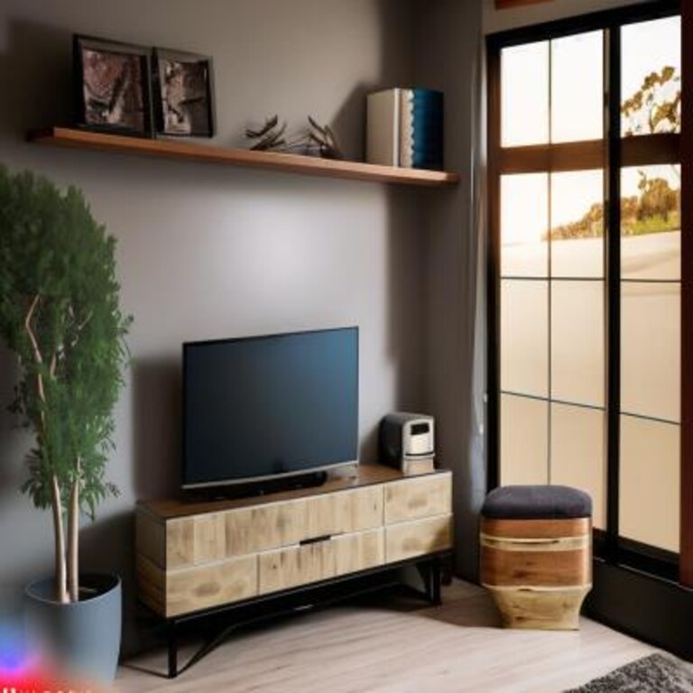 Modern Farmhouse TV Entertainment Centre