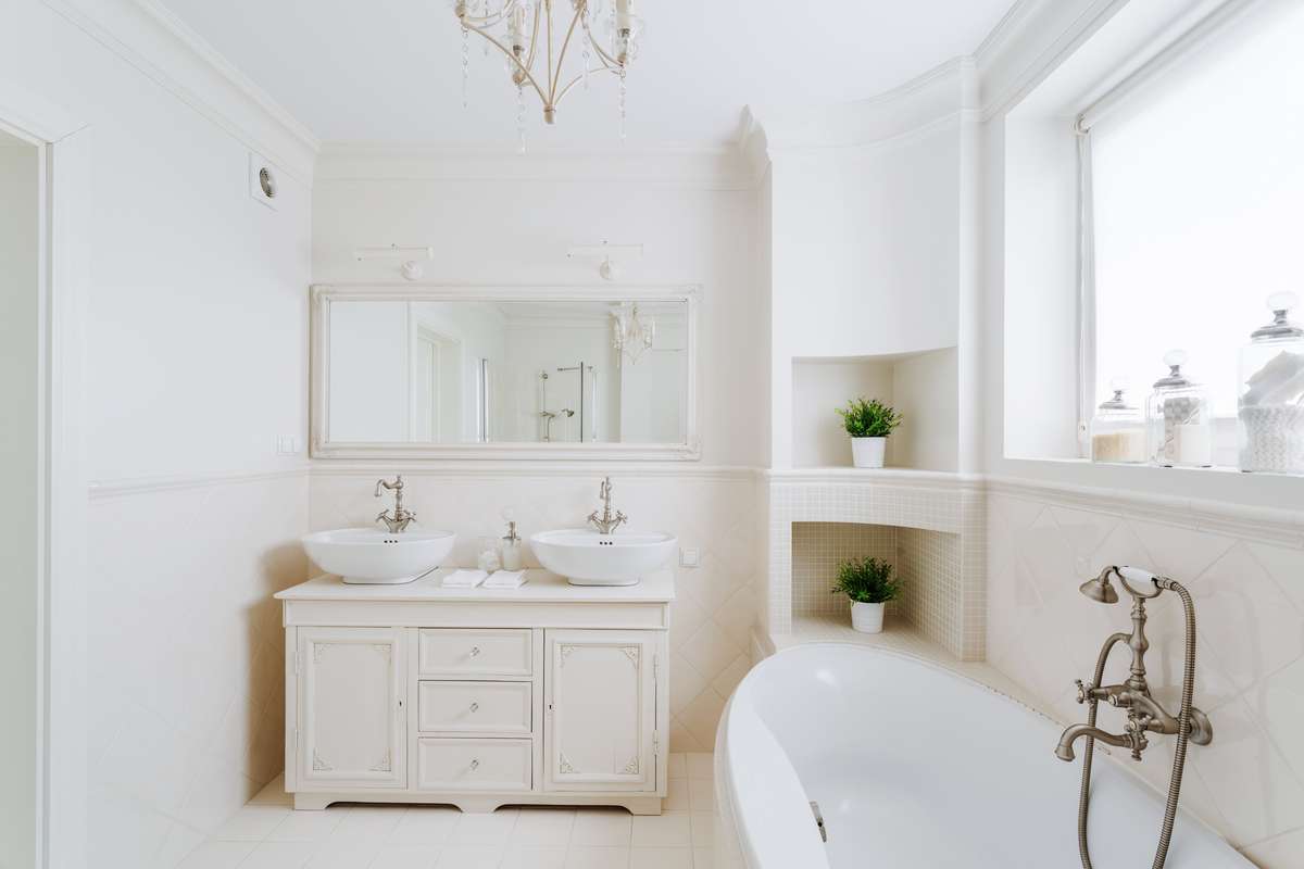 Off White Bathroom Design