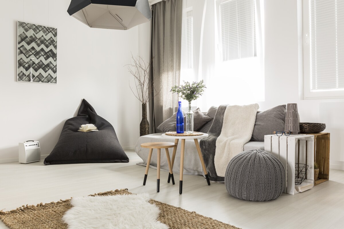 Bean Bag Living Room for a Modern Look