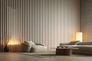 Contemporary 3D Wall Panels Wall Design with Vertical Strips