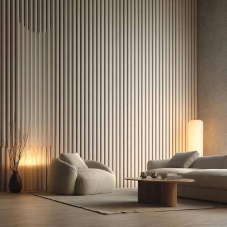 Contemporary 3D Wall Panels Wall Design with Vertical Strips Contemporary 3D Wall Panels Wall Design with Vertical Strips