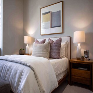 Contemporary Bedroom Design With A King Size Bed And Nightstands