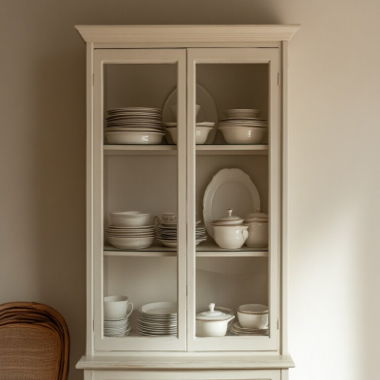 Contemporary Crockery Unit Design with Glass Doors Cabinet Contemporary Crockery Unit Design with Glass Doors Cabinet