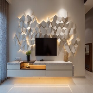 Contemporary Wall-Mounted TV Unit For Living Rooms