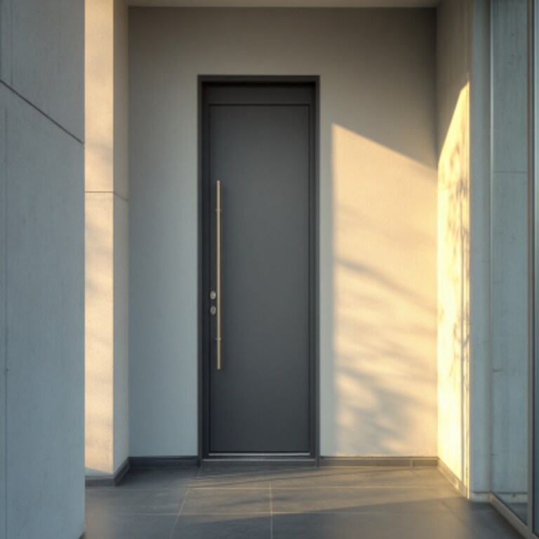 Matte-Finish Swing Door Design for a Modern Entrance Matte-Finish Swing Door Design for a Modern Entrance