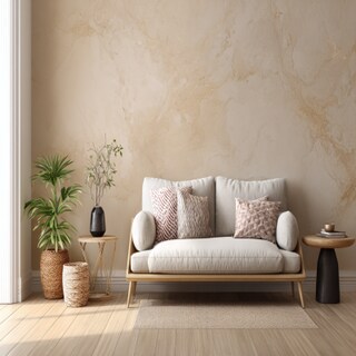 Modern Beige Wall Paint Design for Living and Bedrooms