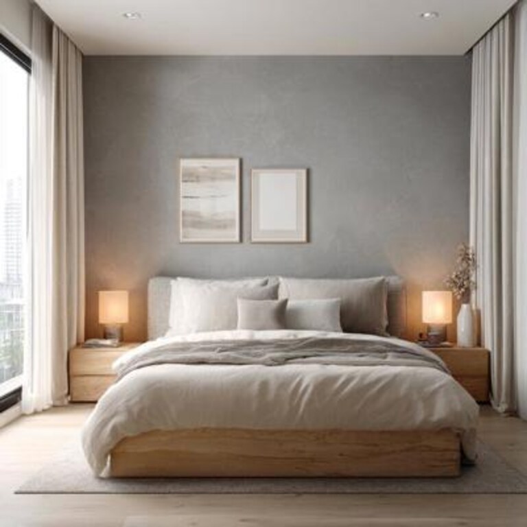 Modern Grey Wall Paint Design for Bedroom and Living Room Modern Grey Wall Paint Design for Bedroom and Living Room