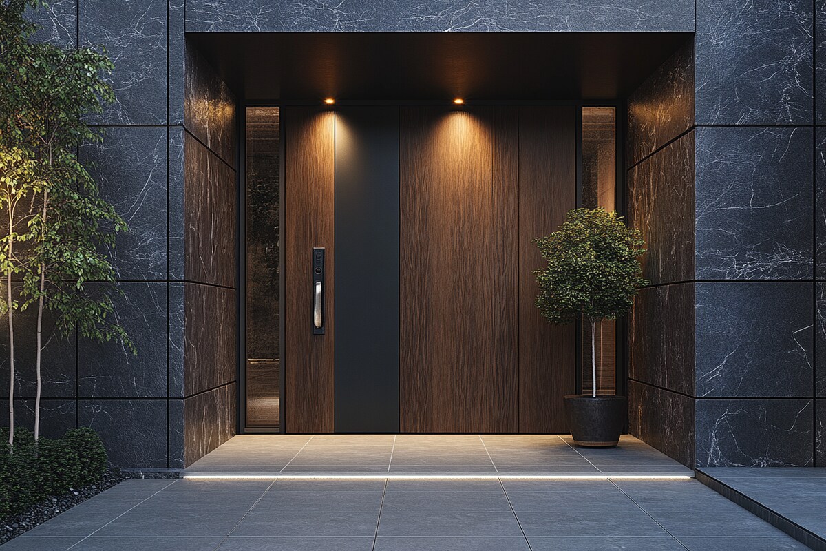 Modern Matte Finish Swing Door Design for Entrance Doors Modern Matte Finish Swing Door Design for Entrance Doors