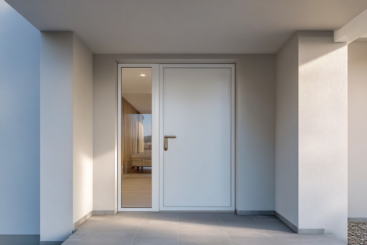 Modern Matte Swing Single Door Design for Entrances Modern Matte Swing Single Door Design for Entrances