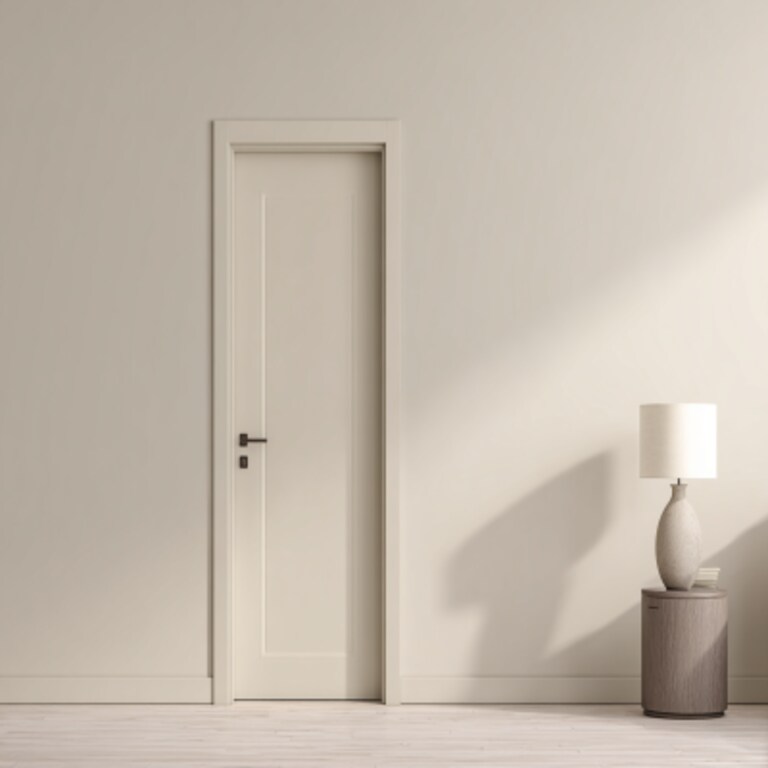Modern Single Door Design in Matte Finish for Bedroom