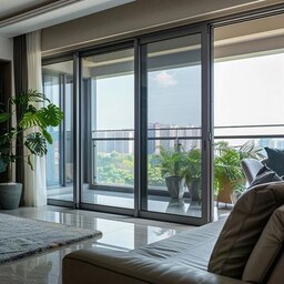 Modern White Sliding Window Design For Kitchens