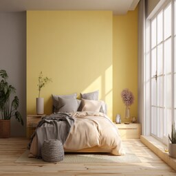 Light Beige Wall Paint Design for a Contemporary Living Room Look