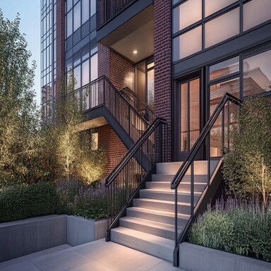 View of 9 Latest Metal Stair Design Ideas for Homes with Images 2026