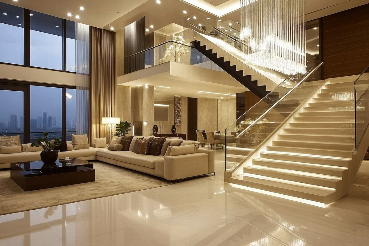 Modern Glass Balustrade Staircase Design Modern Glass Balustrade Staircase Design