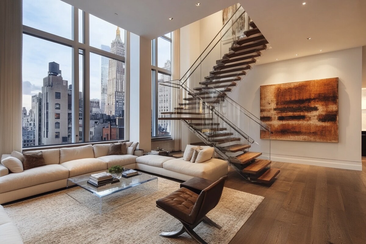 Minimalist Open Riser Staircase Design Minimalist Open Riser Staircase Design