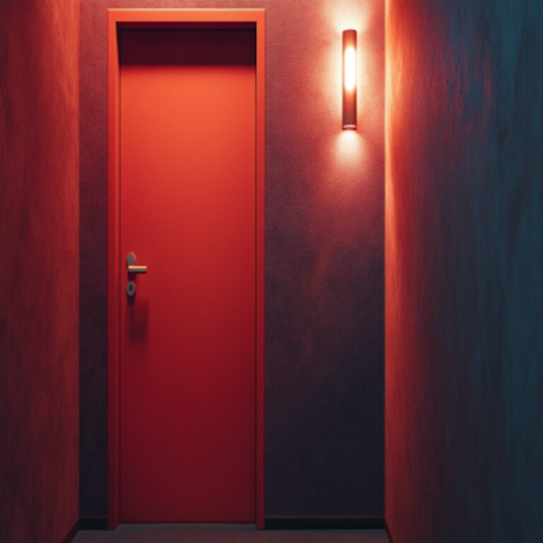 Contemporary Swing Single Door Design with Matte Finish