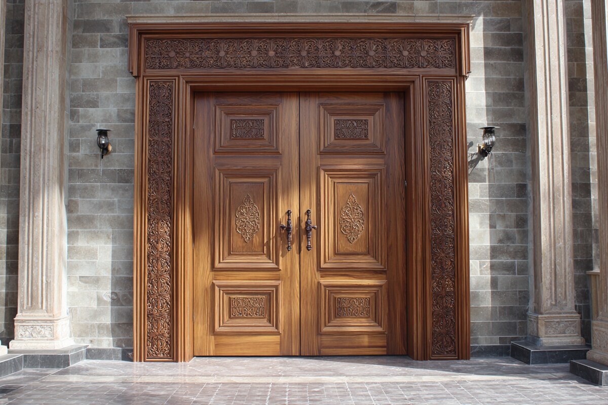 Traditional Swing Double Door Design for Entrances Traditional Swing Double Door Design for Entrances